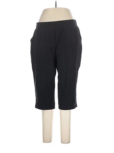 Pre-owned Croft & Barrow Active Pants In Black