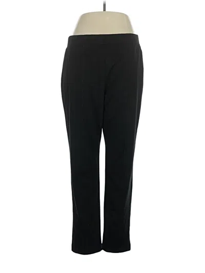 Pre-owned Croft & Barrow Active Pants In Black