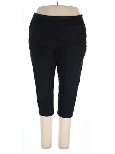 Pre-owned Croft & Barrow Active Pants In Black
