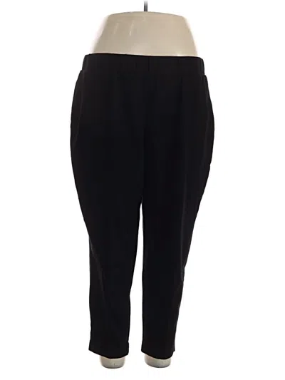 Pre-owned Croft & Barrow Active Pants In Black