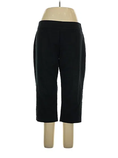 Pre-owned Croft & Barrow Active Pants In Black