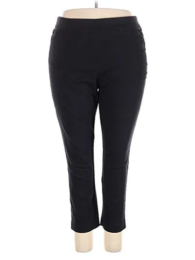 Pre-owned Croft & Barrow Active Pants In Black