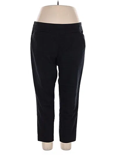 Pre-owned Croft & Barrow Active Pants In Black