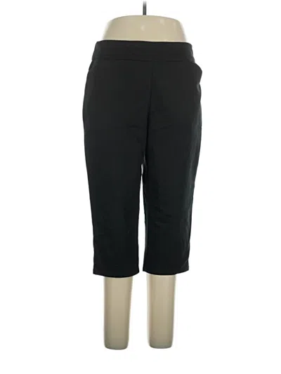 Pre-owned Croft & Barrow Active Pants In Black