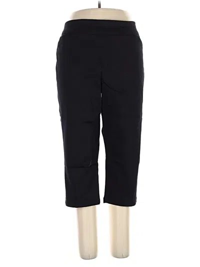 Pre-owned Croft & Barrow Active Pants In Black