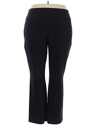 Pre-owned Croft & Barrow Active Pants In Black