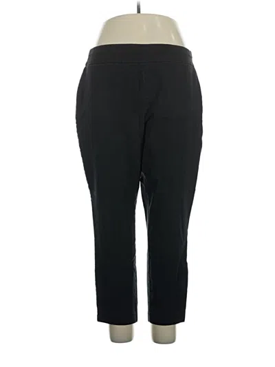 Pre-owned Croft & Barrow Active Pants In Black