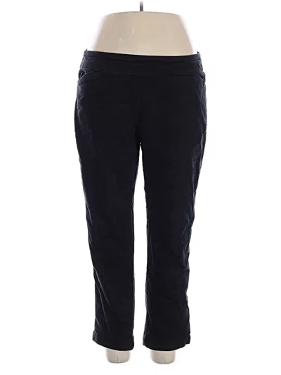 Pre-owned Croft & Barrow Active Pants In Black