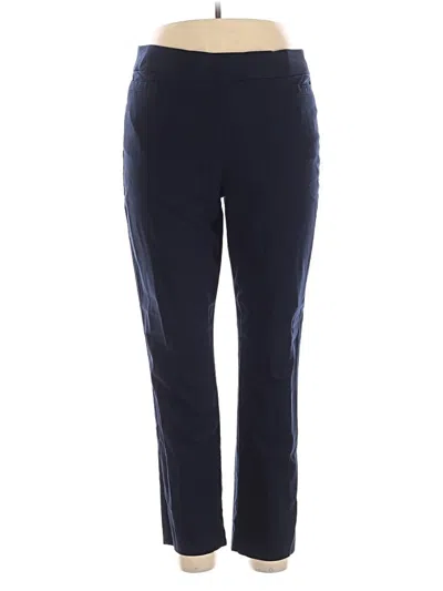 Pre-owned Croft & Barrow Active Pants In Blue