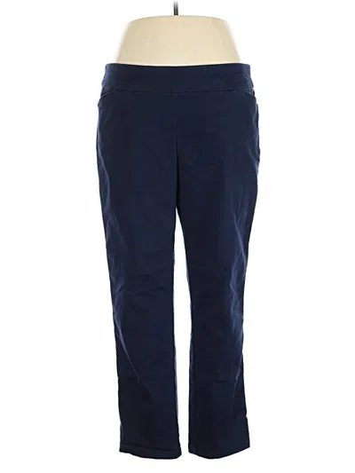 Pre-owned Croft & Barrow Active Pants In Blue