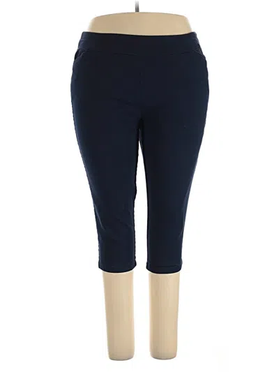 Pre-owned Croft & Barrow Active Pants In Blue