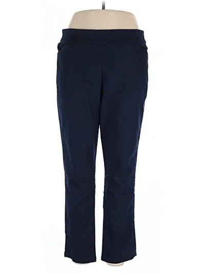 Pre-owned Croft & Barrow Active Pants In Blue