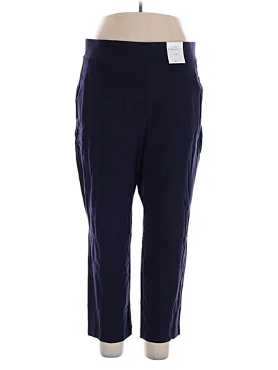 Croft & Barrow Active Pants In Blue