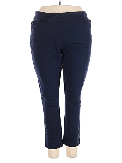 Pre-owned Croft & Barrow Active Pants In Blue