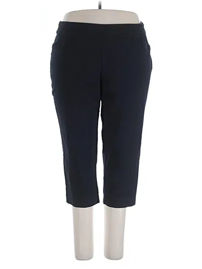 Pre-owned Croft & Barrow Active Pants In Blue