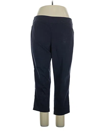 Pre-owned Croft & Barrow Active Pants In Blue