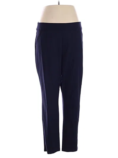 Pre-owned Croft & Barrow Active Pants In Blue