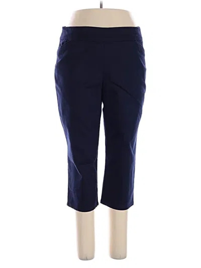 Pre-owned Croft & Barrow Active Pants In Blue