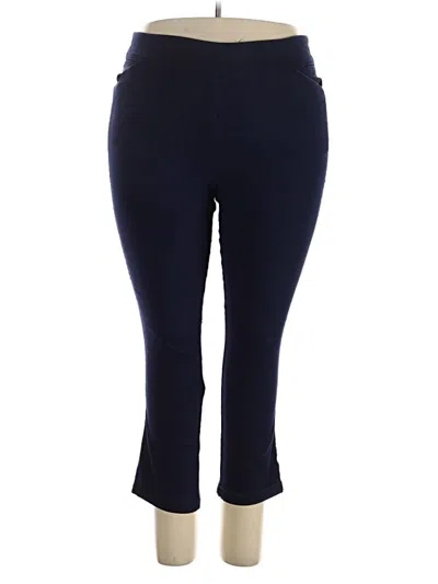 Pre-owned Croft & Barrow Active Pants In Blue