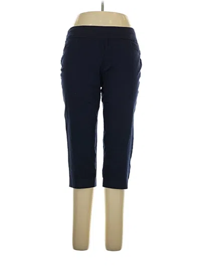 Pre-owned Croft & Barrow Active Pants In Blue