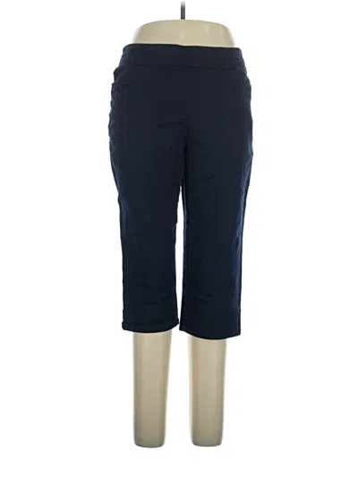 Pre-owned Croft & Barrow Active Pants In Blue