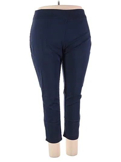 Pre-owned Croft & Barrow Active Pants In Blue