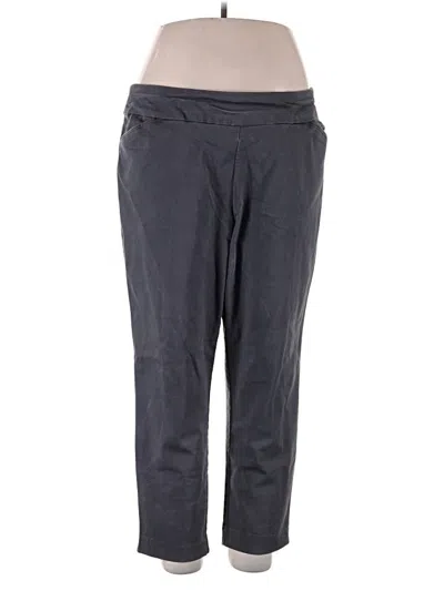 Pre-owned Croft & Barrow Active Pants In Gray