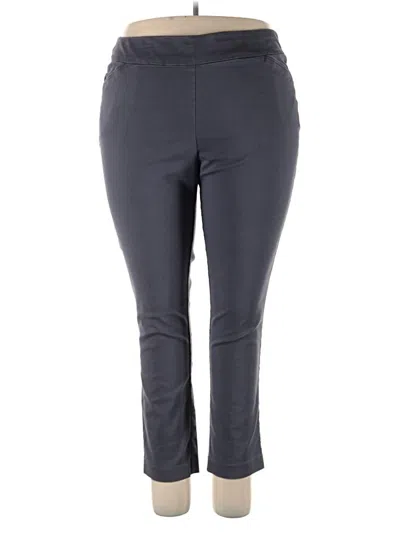 Pre-owned Croft & Barrow Active Pants In Gray