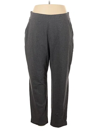 Pre-owned Croft & Barrow Active Pants In Gray