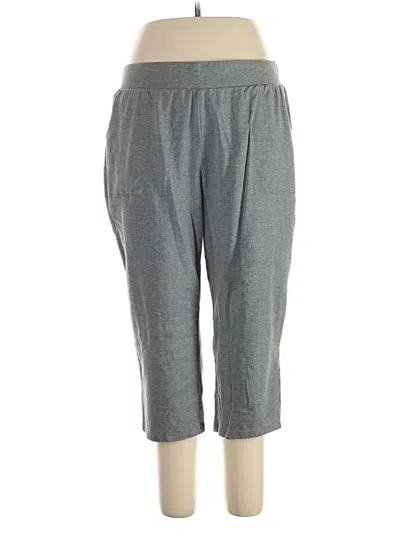 Pre-owned Croft & Barrow Active Pants In Gray