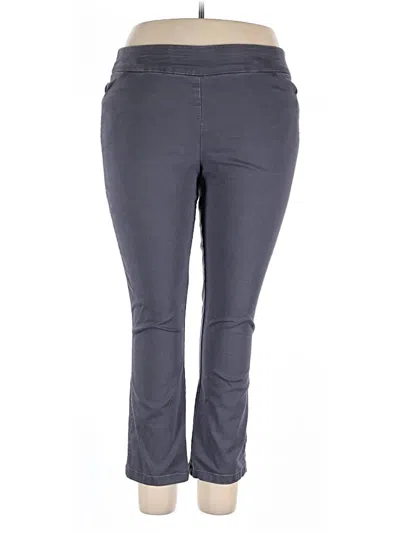 Pre-owned Croft & Barrow Active Pants In Gray
