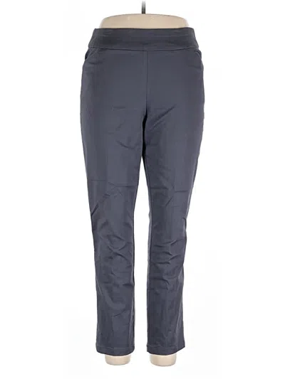 Pre-owned Croft & Barrow Active Pants In Gray