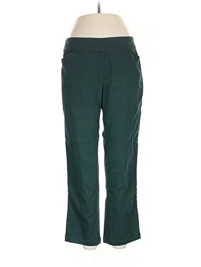 Pre-owned Croft & Barrow Active Pants In Green
