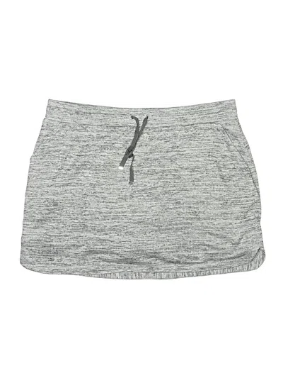 Pre-owned Croft & Barrow Active Skort In Gray