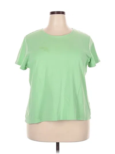 Pre-owned Croft & Barrow Active T-shirt In Green