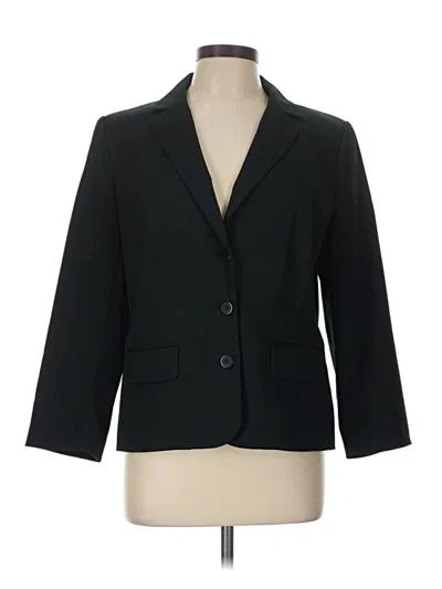 Pre-owned Croft & Barrow Blazer Jacket In Black