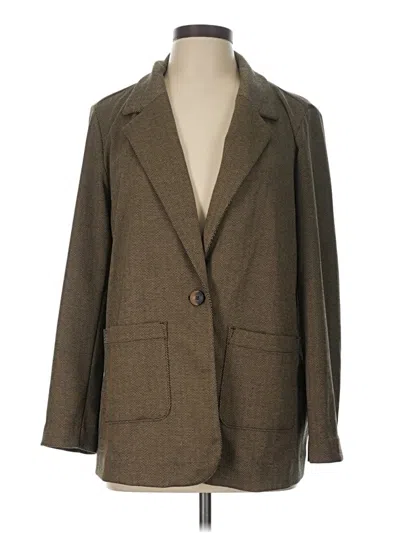 Pre-owned Croft & Barrow Blazer Jacket In Brown