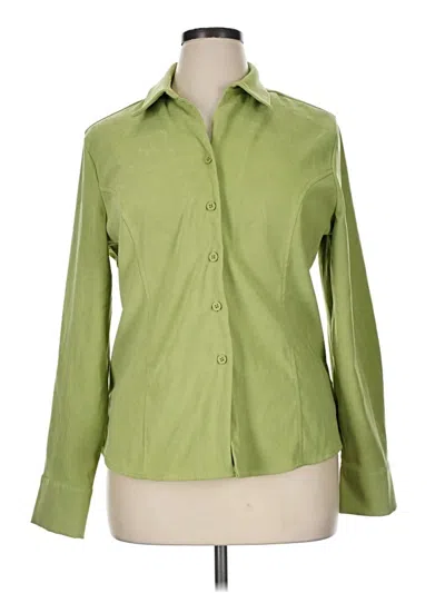 Pre-owned Croft & Barrow Blazer Jacket In Green