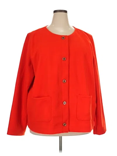 Pre-owned Croft & Barrow Blazer Jacket In Orange