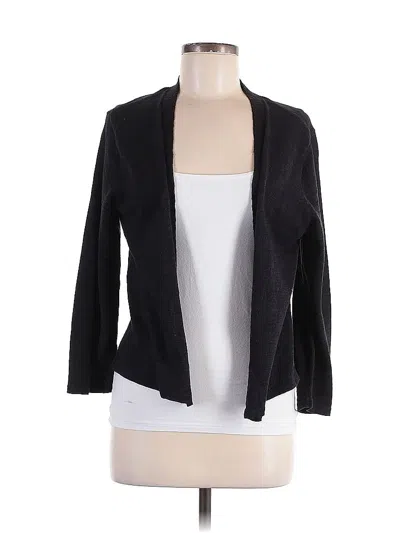 Pre-owned Croft & Barrow Cardigan Sweater In Black