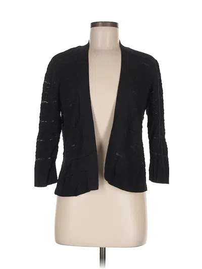 Pre-owned Croft & Barrow Cardigan Sweater In Black