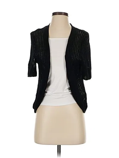 Pre-owned Croft & Barrow Cardigan Sweater In Black