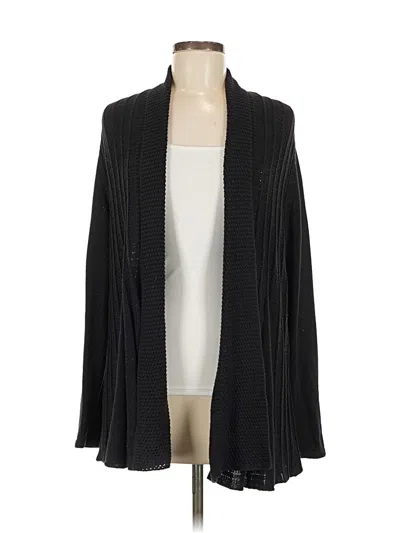 Pre-owned Croft & Barrow Cardigan Sweater In Black