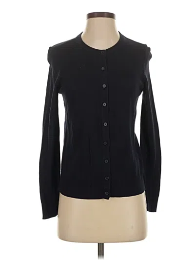 Pre-owned Croft & Barrow Cardigan Sweater In Black