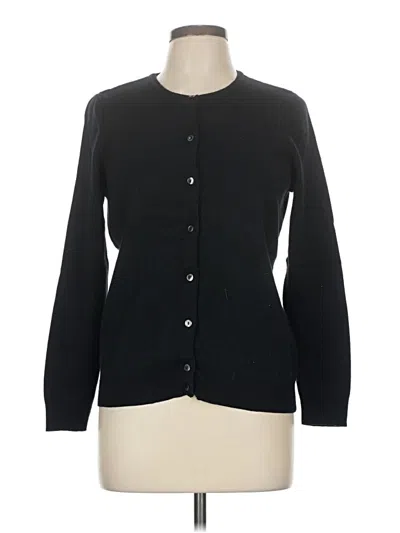 Pre-owned Croft & Barrow Cardigan Sweater In Black