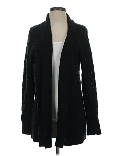 Pre-owned Croft & Barrow Cardigan Sweater In Black