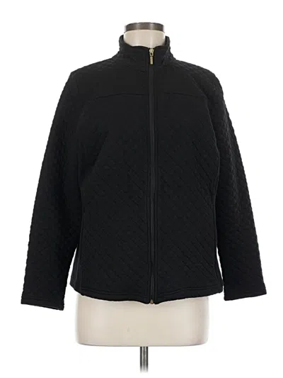 Pre-owned Croft & Barrow Cardigan Sweater In Black