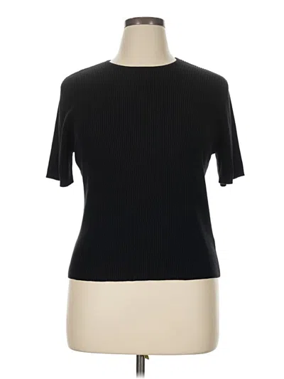 Pre-owned Croft & Barrow Cardigan Sweater In Black