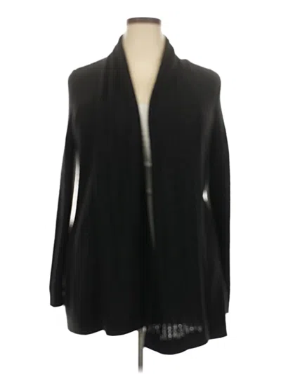 Pre-owned Croft & Barrow Cardigan Sweater In Black