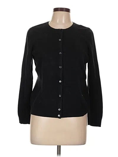 Pre-owned Croft & Barrow Cardigan Sweater In Black